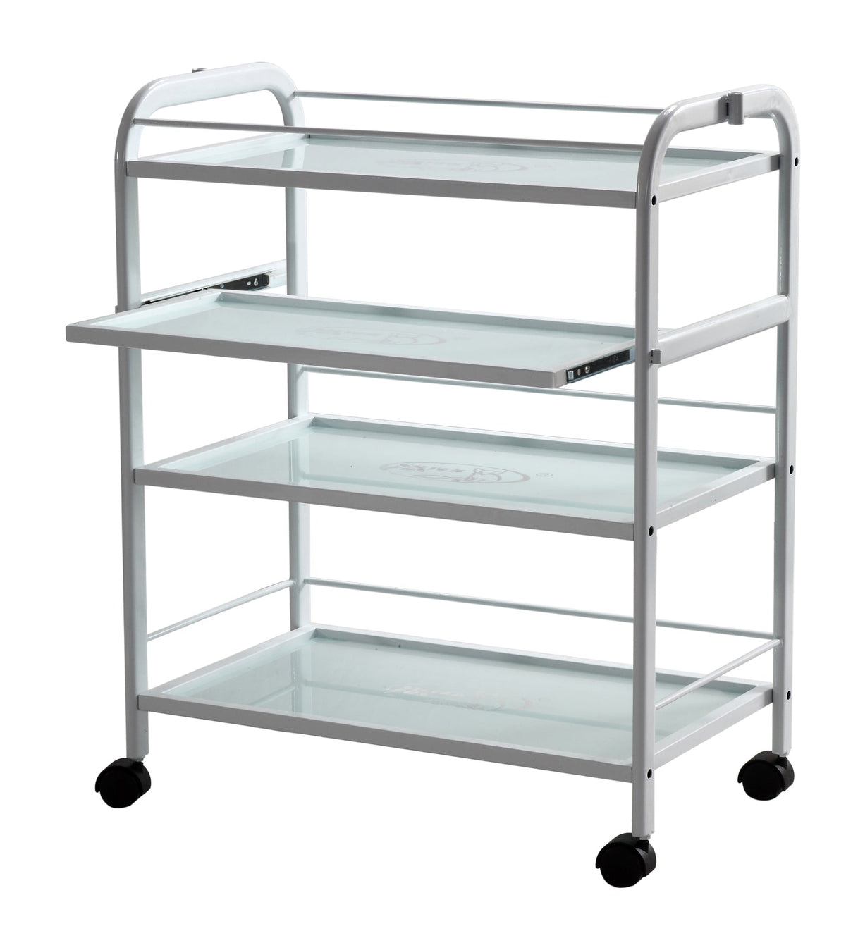 Barneys Chiswick Beauty Trolley 4 Shelf & Casters