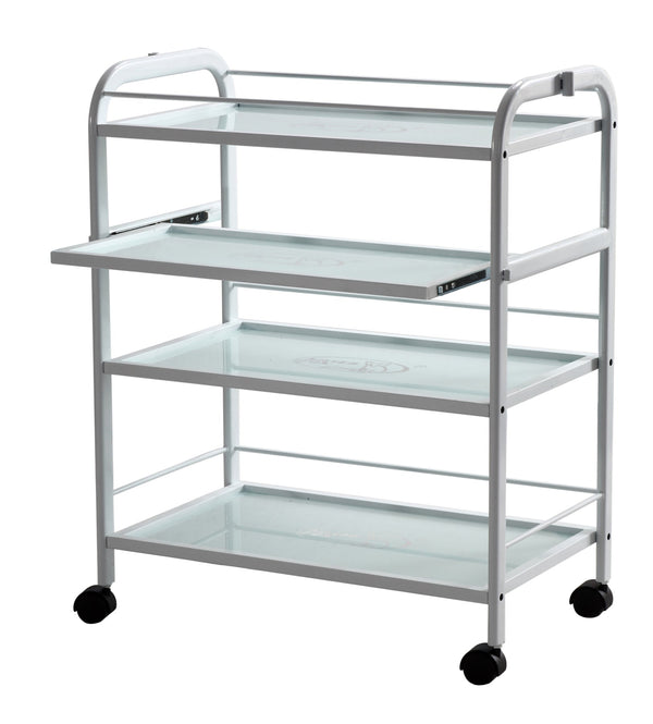 Barneys Chiswick Beauty Trolley 4 Shelf & Casters