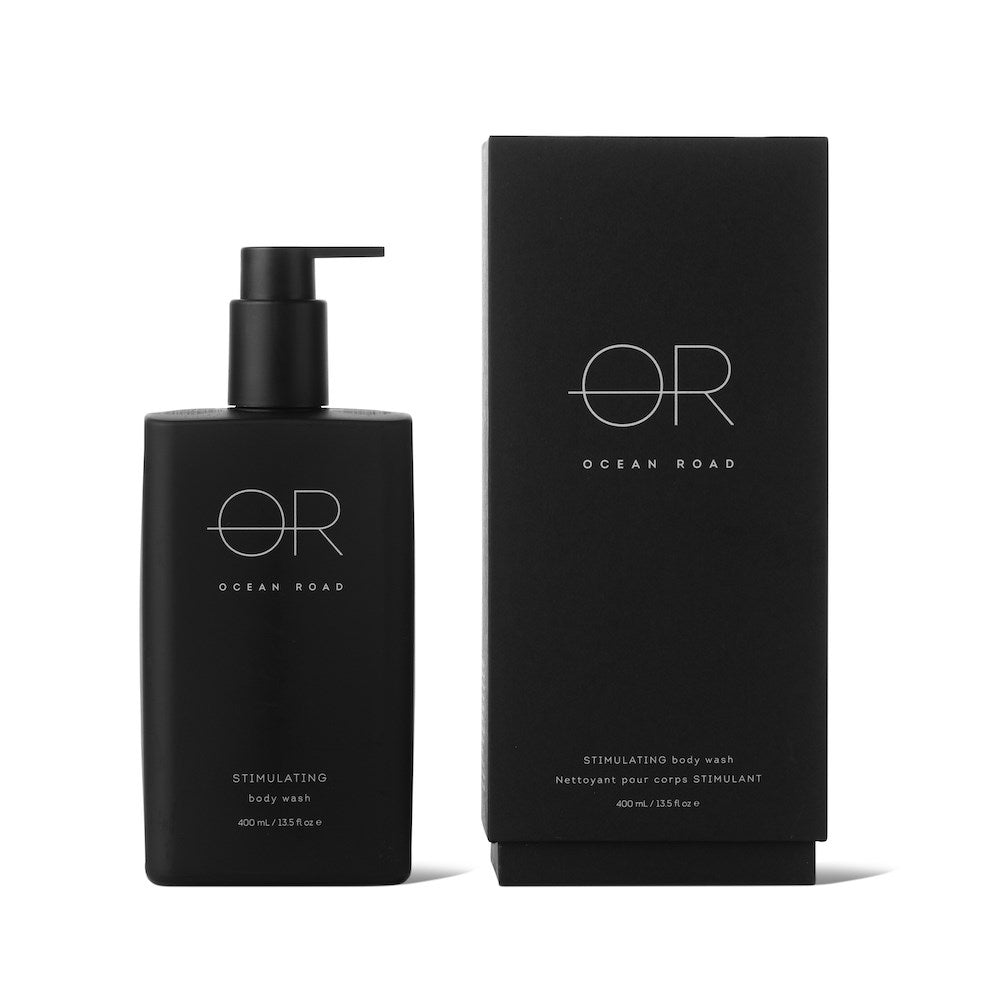 Ocean Road Stimulating Body Wash Gift Box - Black