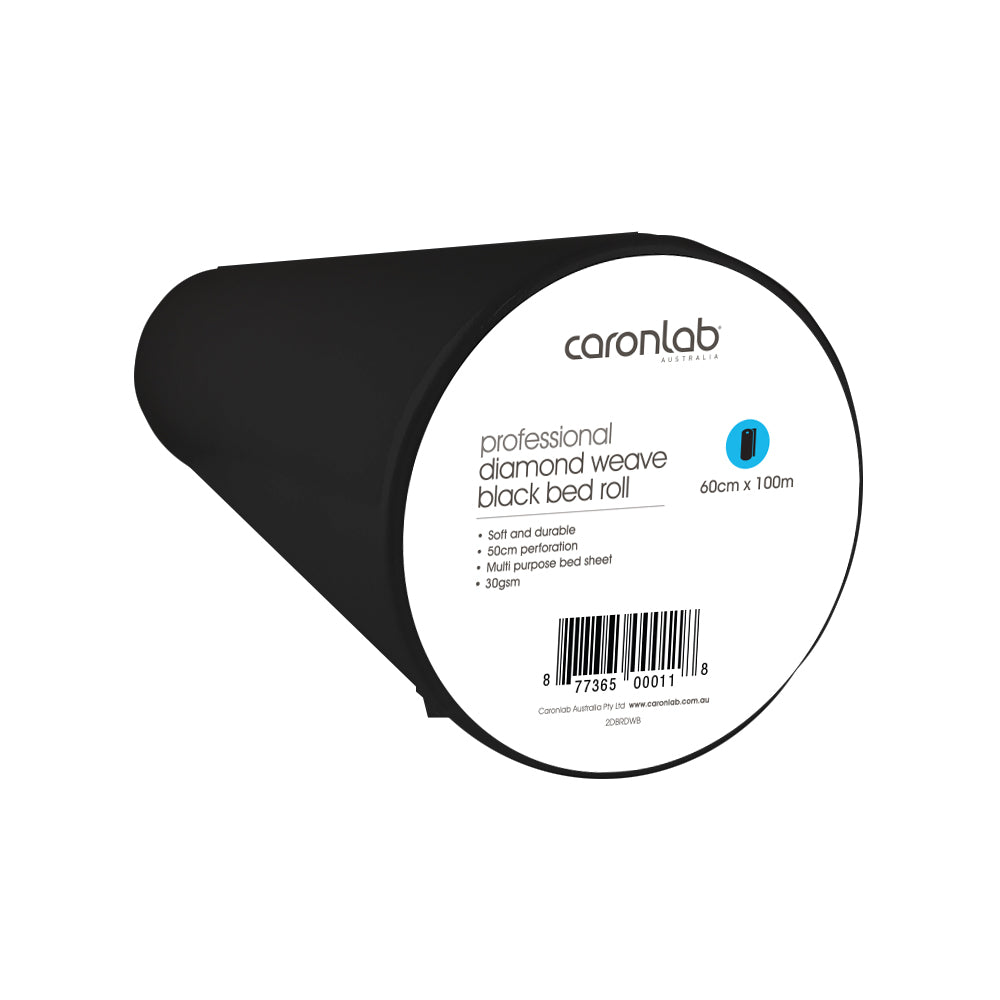 CaronLab Diamond Weave Bed Roll - 60cm x 100m - Black