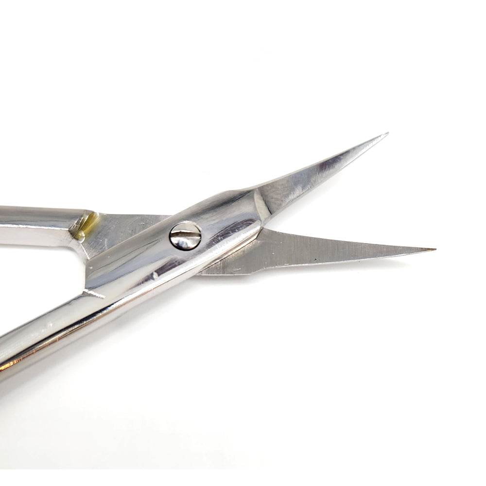 Hardenburg Precision Superfine Eyebrow or Cuticle scissors - Curved Jaw - 9cm