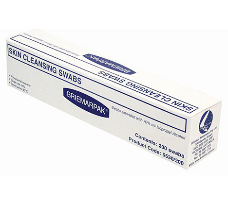 Briemar Alcohol Swabs 200 per box