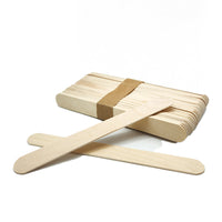 Barneys Disposable Wooden Wax Applicators Large - 100 Pieces