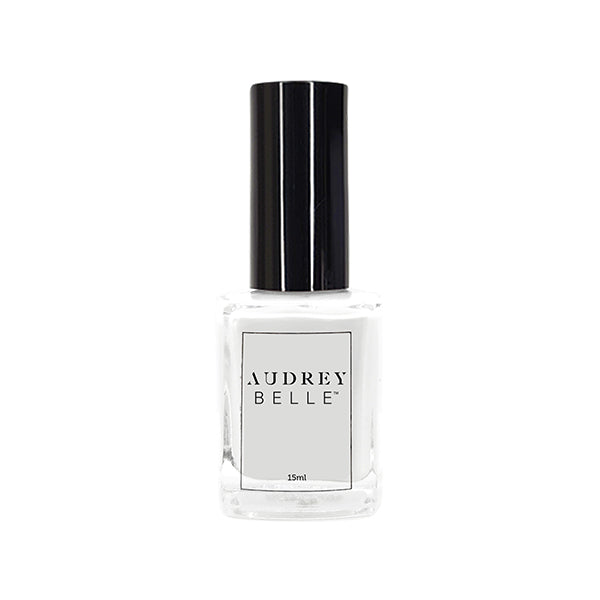 Audrey Belle Vegan Nail Polish Bright French White Crème - 15ml