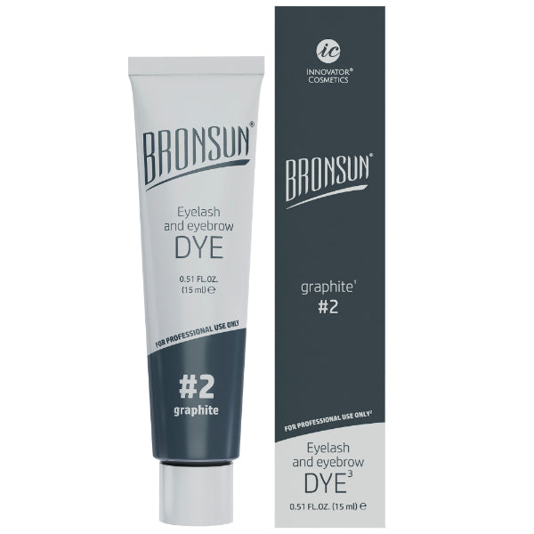 Bronsun NEW FORMULA Hybrid Lash & Brow Gel Dye - #1 Deep Black - 15ml