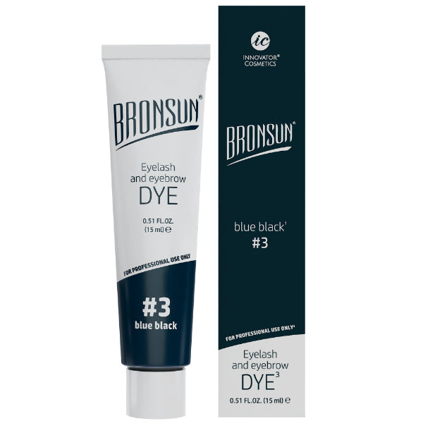 Bronsun NEW FORMULA Hybrid Lash & Brow Gel Dye - #1 Deep Black - 15ml