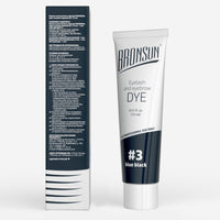 Bronsun NEW FORMULA Hybrid Lash & Brow Gel Dye - #1 Deep Black - 15ml