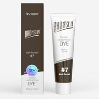 Bronsun NEW FORMULA Hybrid Lash & Brow Gel Dye - #7 Dark Brown - 15ml