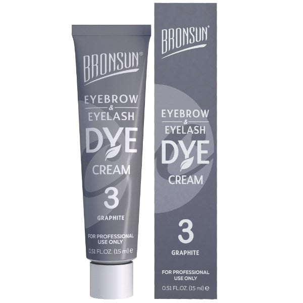 Bronsun Lash & Brow Cream Dye - Black #1 - 15ml