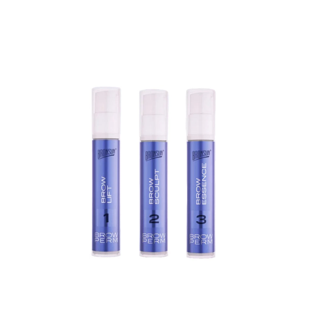 Bronsun Long-Term Brow Perm Composition Bundle- 3 Pieces