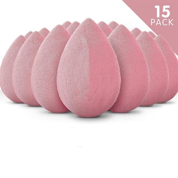 MODELROCK Base Maker Beauty Sponge - All Over Shaper - Marshmallow Pink Egg - 15 Pack