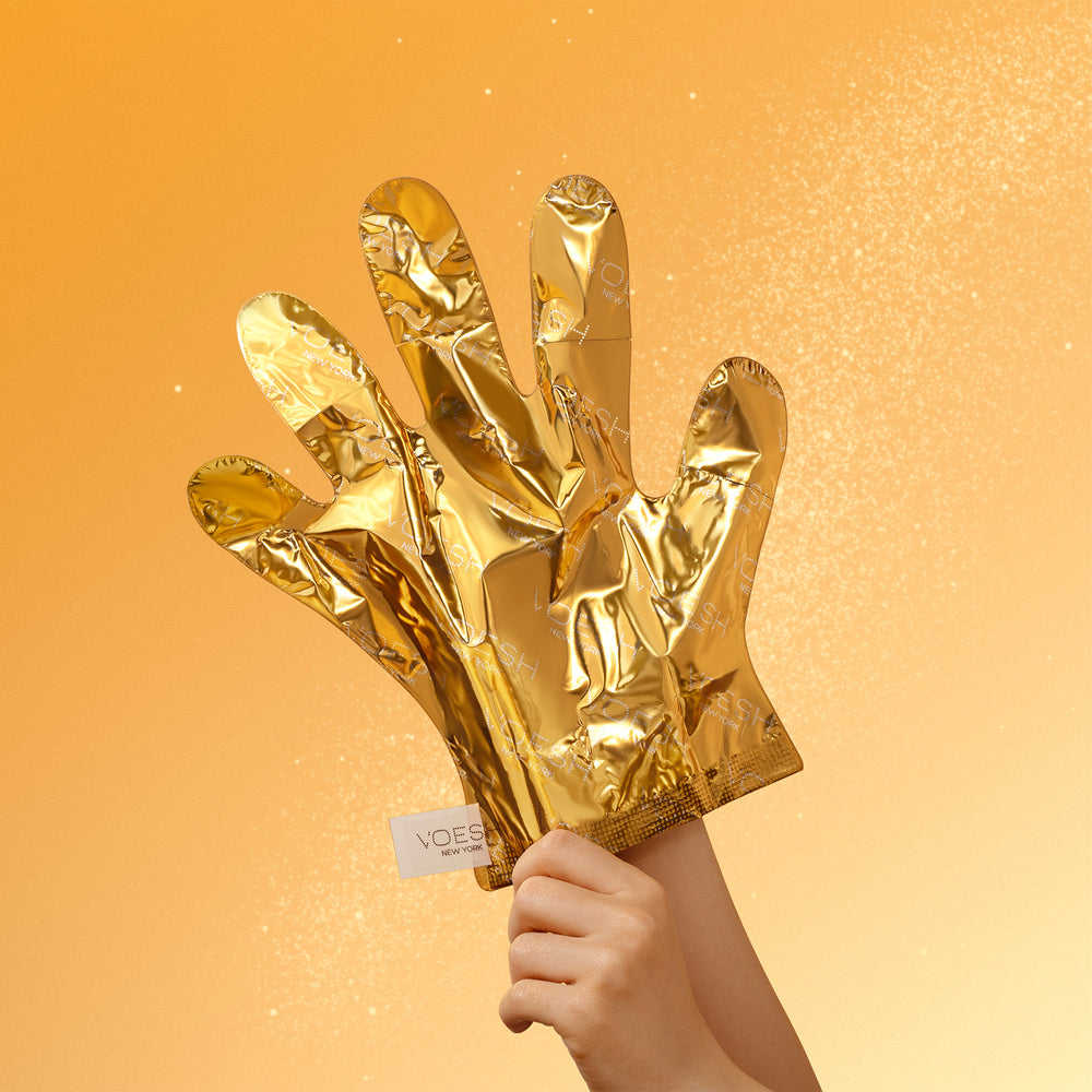 Voesh Collagen Gloves with Imperial 24K Gold