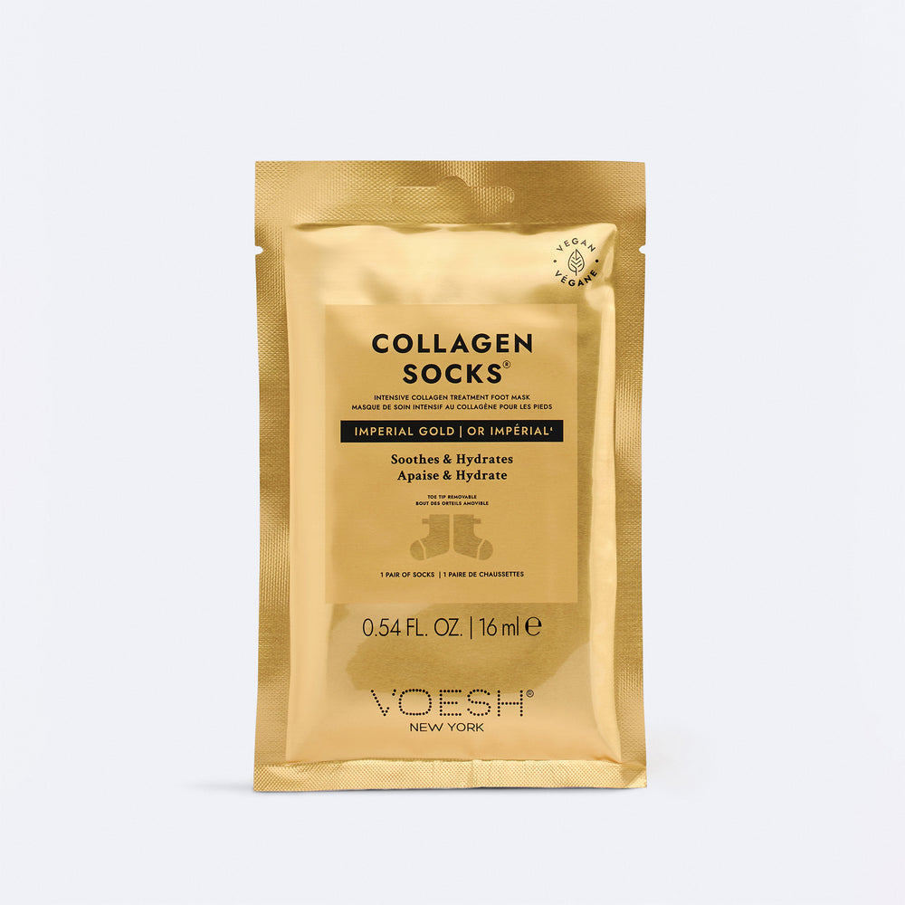 Voesh Collagen Socks with Imperial 24K Gold