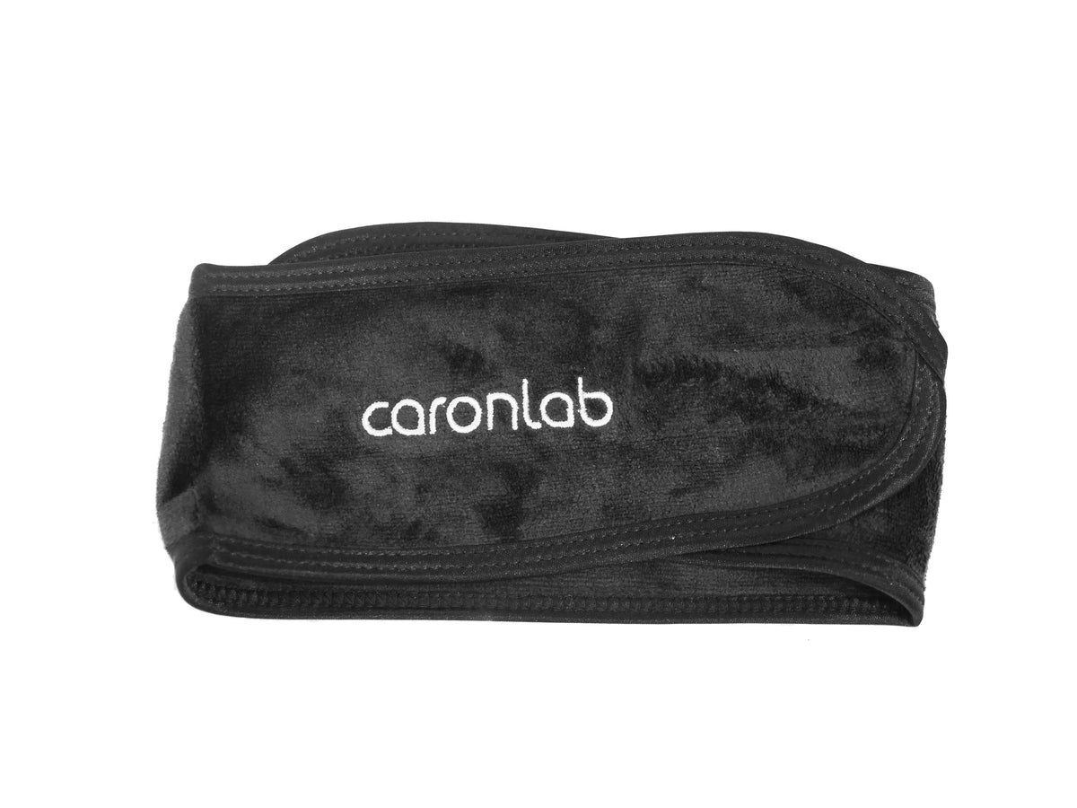CaronLab Washable Head Band - Black - Pack of 2