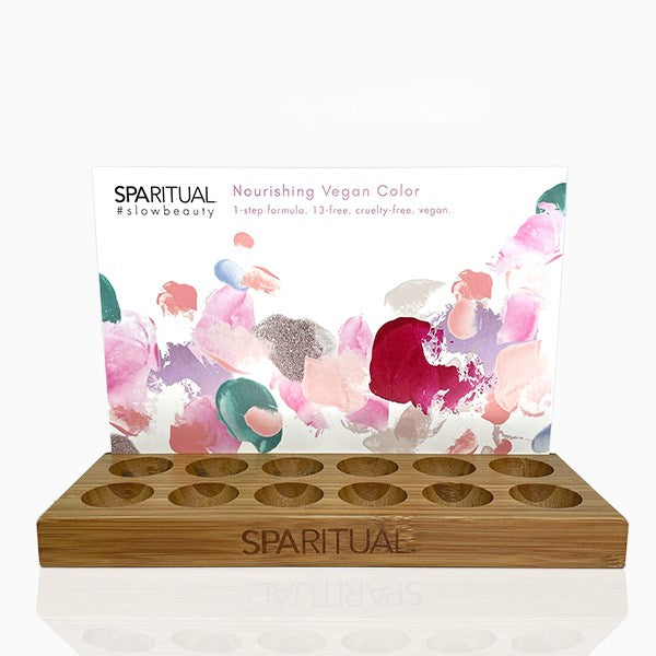 SpaRitual 12 Piece Bamboo Display & Headercard - EMPTY