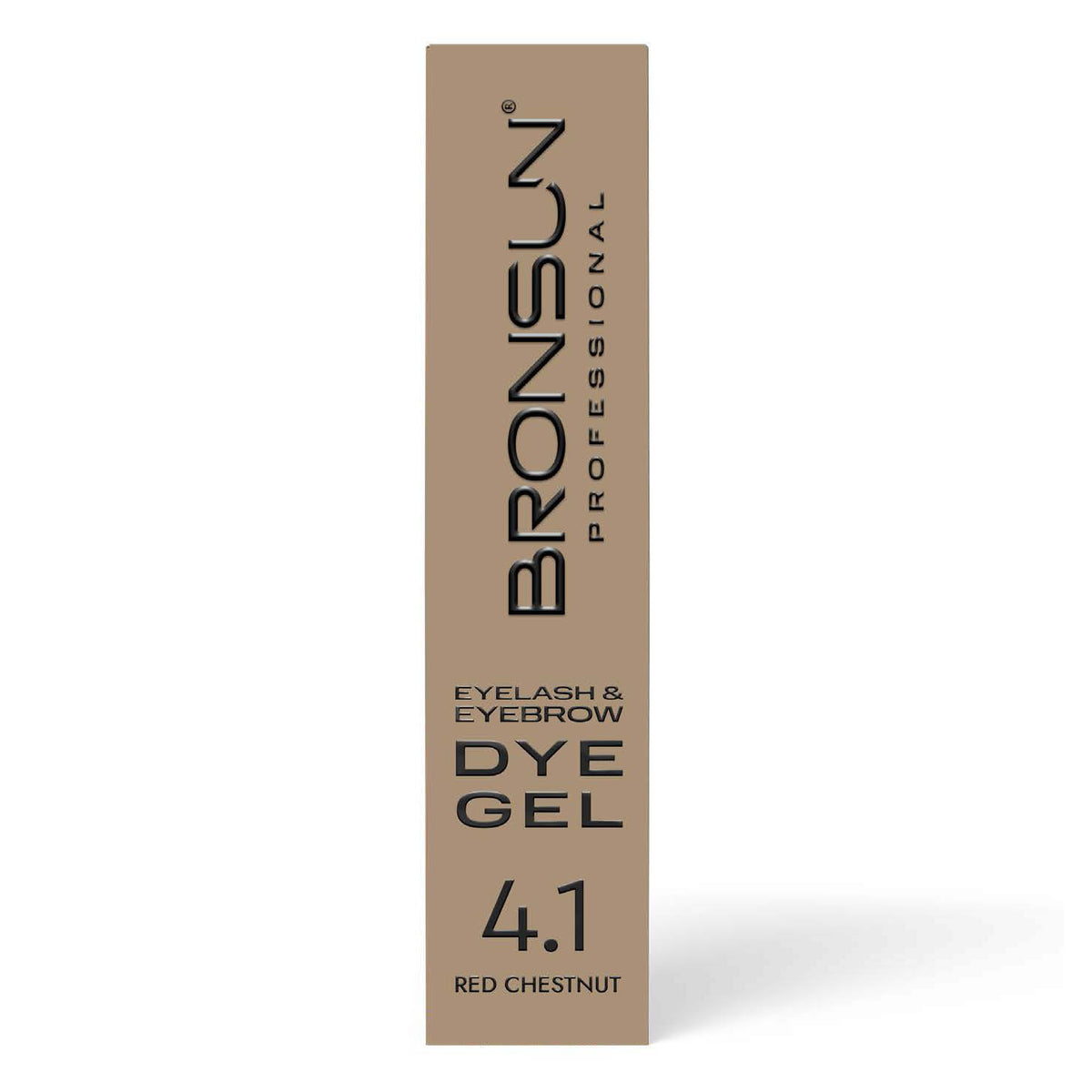 Bronsun NEW FORMULA Hybrid Lash & Brow Gel Dye - #4.1 Red Chestnut - 15ml