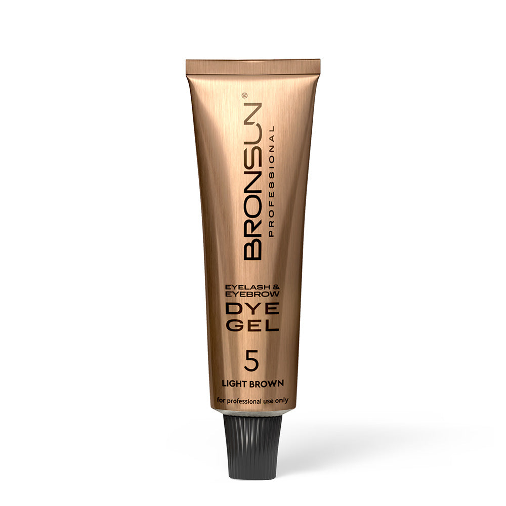 Bronsun NEW FORMULA Hybrid Lash & Brow Gel Dye - #5 Light Brown - 15ml