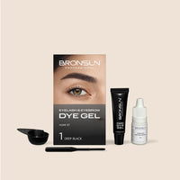 Bronsun Hybrid Dye Lash & Brow Trial Kit Deep Black #1