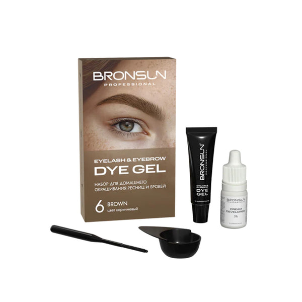 Bronsun Hybrid Dye Lash & Brow Trial Kit Brown #6