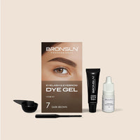 Bronsun Hybrid Dye Lash & Brow Trial Kit Dark Brown #7