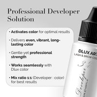 DLUX Pro Art Hybrid Lash and Brow Tint – Developer solution benefits