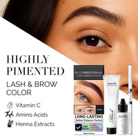 DLUX Pro Art Hybrid Lash and Brow Tint – Tint pigmentation and results