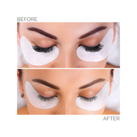 DLUX Pro Gel Glue Remover 15ml – Before and after lash extension removal