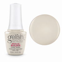 Gelish Pro Brush-On Builder Gel 15ml – Ivory Nude bottle and colour swatch