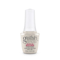 Gelish nail polish bottle on a white background
