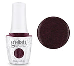 Gelish Professional Gel Polish Seal The Deal - Burgundy with Fuchsia Glitter
