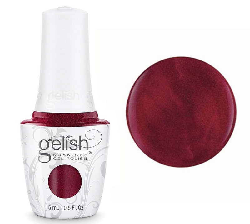 Gelish Professional Gel Polish I'm So Hot - Burgundy Shimmer