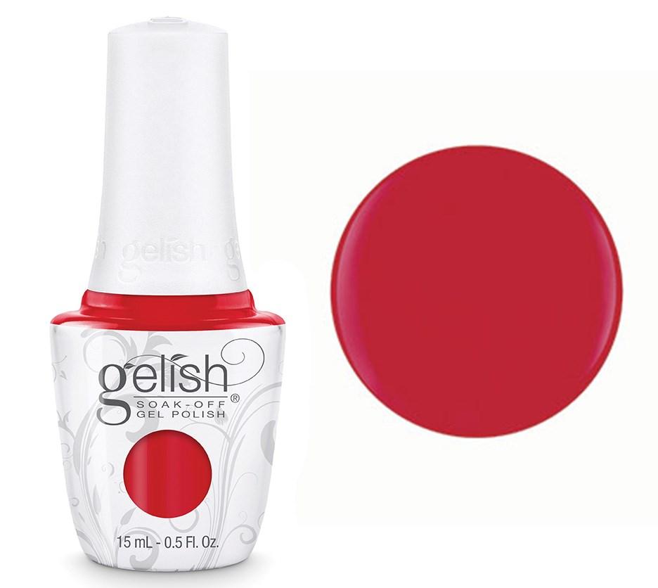 Gelish Professional Gel Polish Fire Cracker - Hot Red Creme
