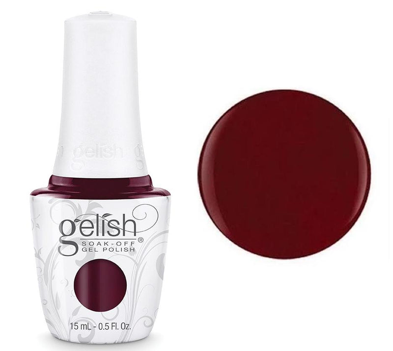 Gelish Professional Gel Polish - Red Alert - Deep Red Creme