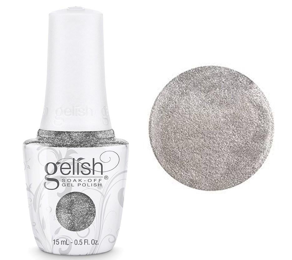 Gelish Professional Gel Polish Tinsel My Fancy - Silver Textured Metallic