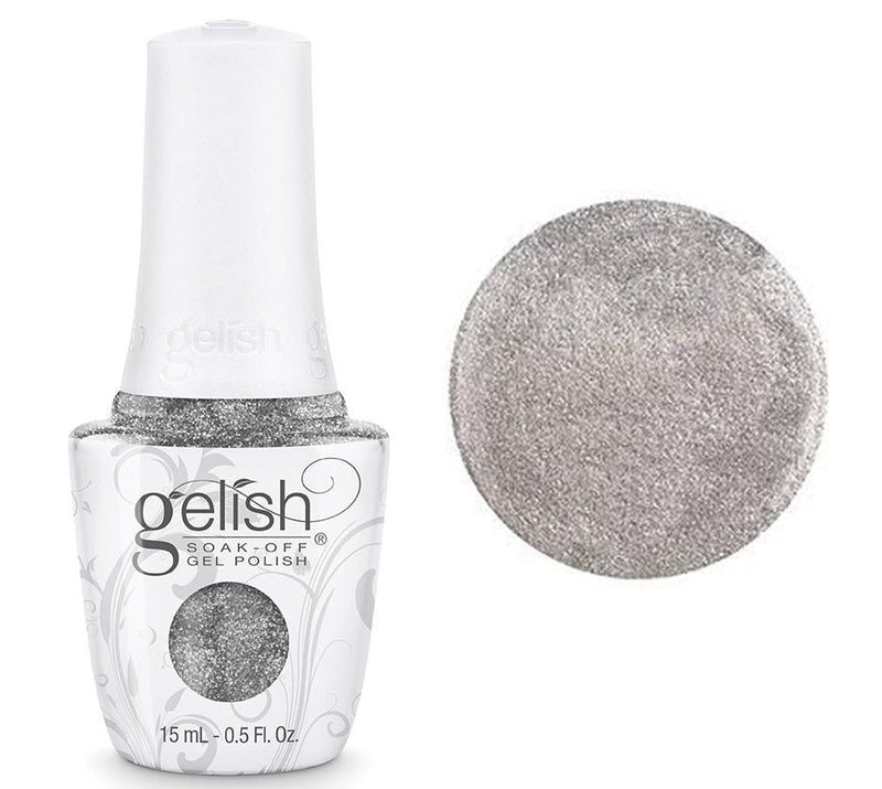 Gelish Professional Gel Polish Tinsel My Fancy - Silver Textured Metallic