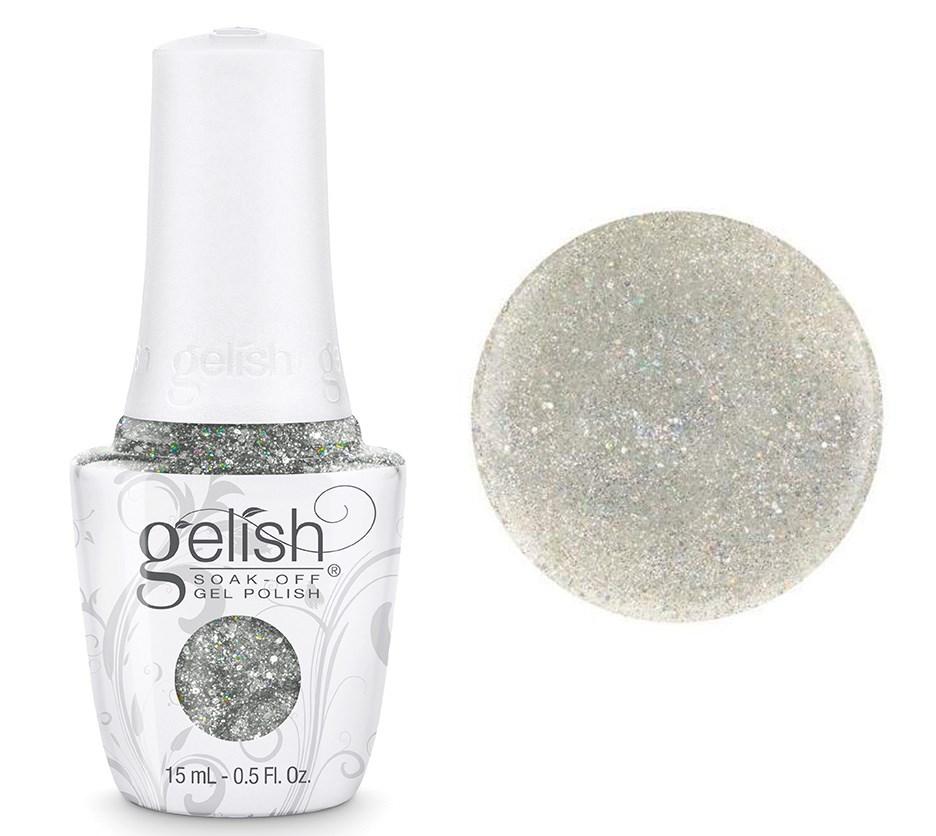 Gelish Professional Gel Polish Water Field - Silver Holographic Glitter