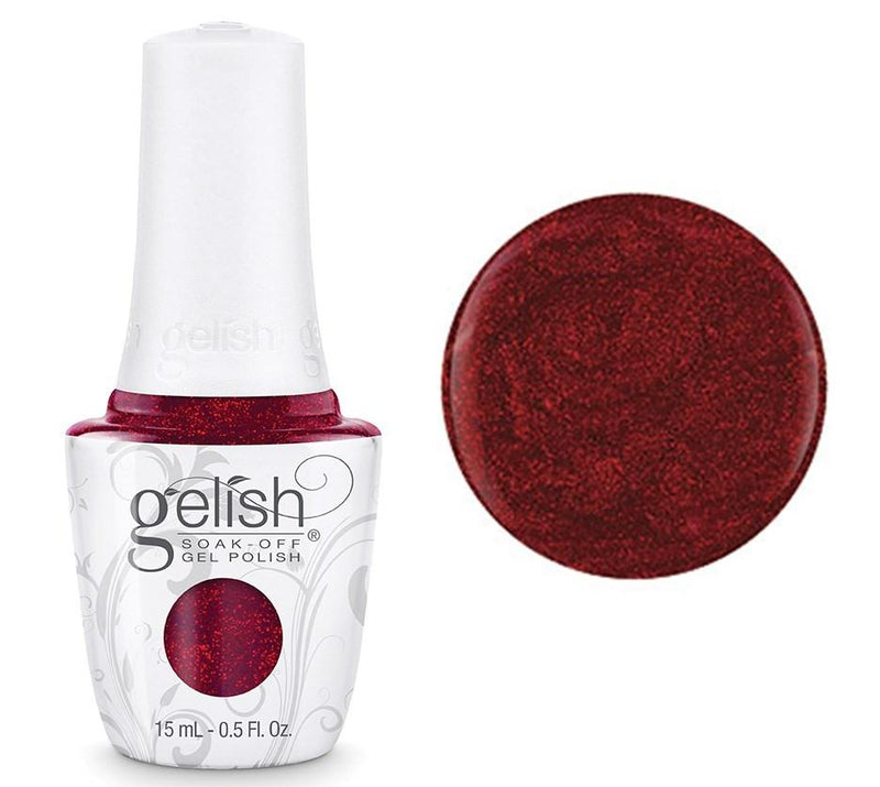 Gelish Professional Gel Polish Good Gossip - Red Glitter
