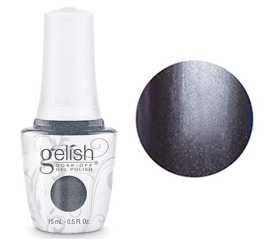 Gelish Professional Gel Polish Midnight Caller - Dark Grey Metallic