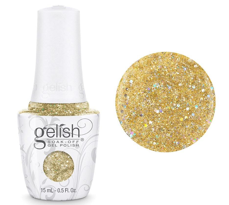 Gelish Professional Gel Polish Grand Jewels - Gold Holographic Glitter