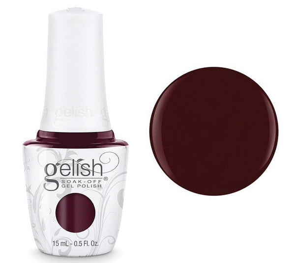 Gelish Professional Gel Polish Black Cherry Berry - Burgundy Red Creme