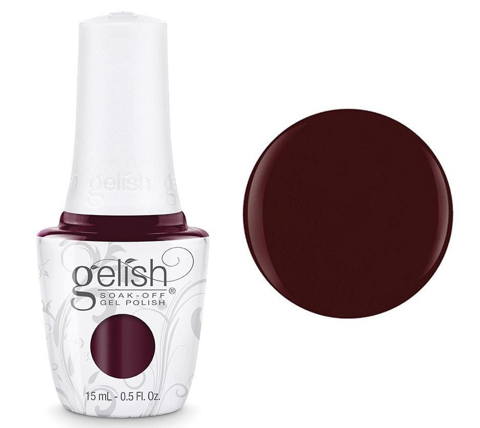 Gelish Professional Gel Polish Black Cherry Berry - Burgundy Red Creme