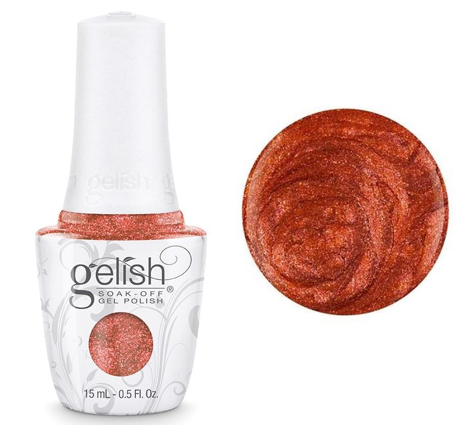 Gelish Professional Gel Polish Sunrise And The City - Orange Metallic