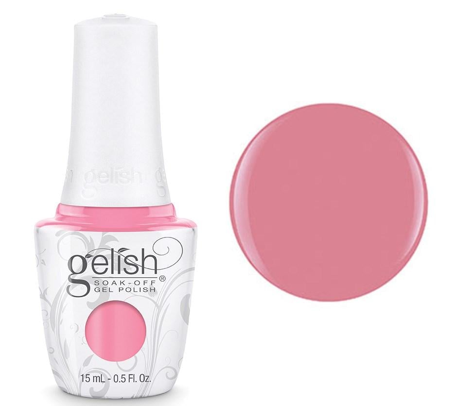 Gelish Professional Gel Polish Make You Blink Pink - Light Pink Neon Creme