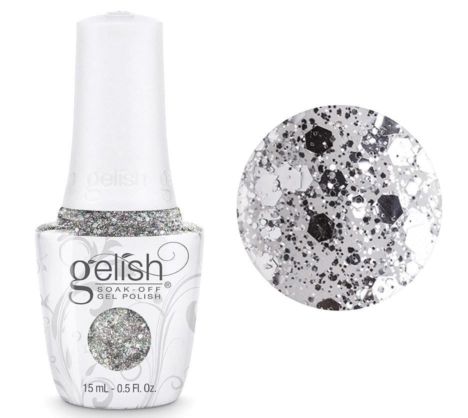 Gelish Professional Gel Polish Am I Making You Gelish? - Silver Glitter