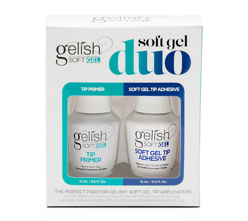 Gelish Soft Gel Duo – Includes 1 each 15ml Tip Primer and Soft Gel Adhesive