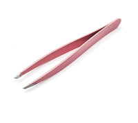 Hardenburg Tweezers Slant Pink Stainless Steel