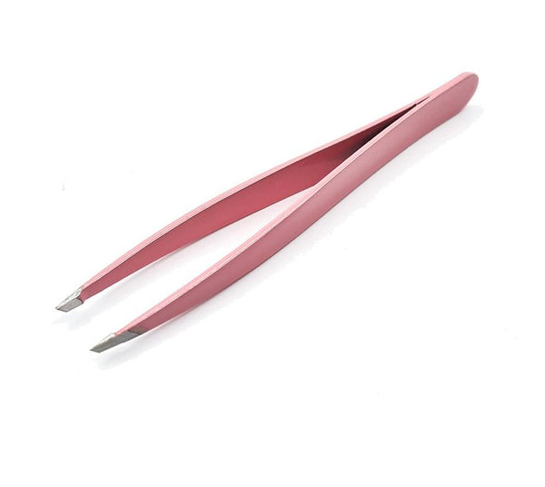 Hardenburg Tweezers Slant Pink Stainless Steel