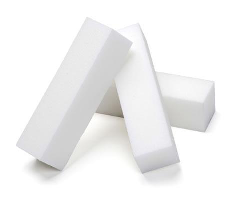 Barneys Sanding Block - White & Fine - Pack of 10