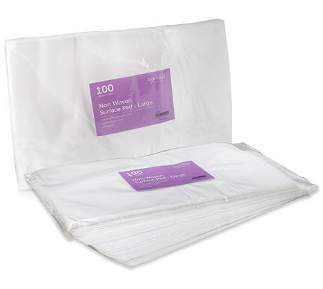 Barneys Non-Woven Surface Pad / Head Rest Protector Pack of 100 - 32cm x  50cm