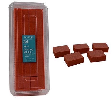 Barneys Mini Sanding Blocks - Box of 24